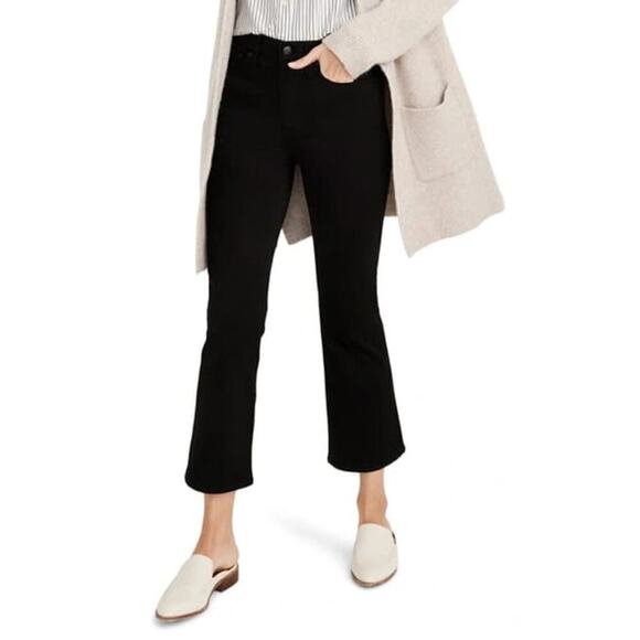 NWT Madewell Cali High Waist Crop Demi Boot Jeans - Picture 1 of 9